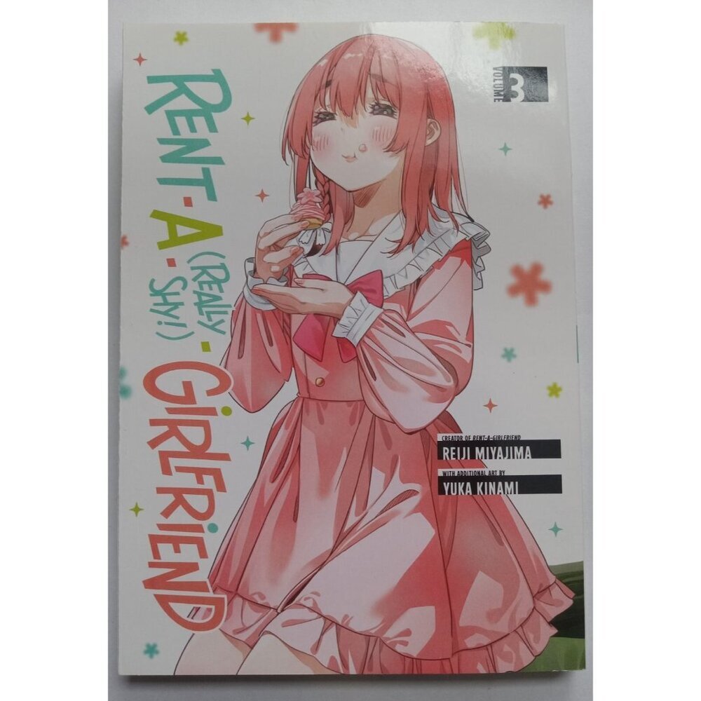 Rent-A-(Really Shy!)-Girlfriend Vol. 3 Manga Comic Book by Reiji Miyajima (VG+)